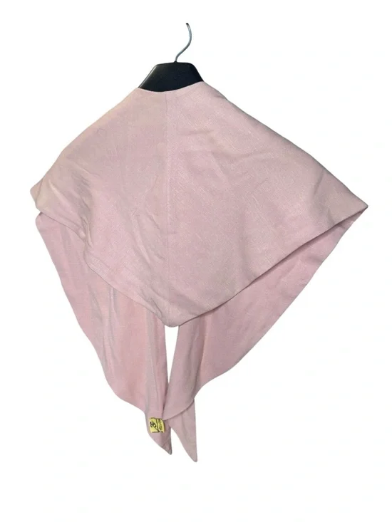 Soft Pink Women's Shawl Collar Sweater Wrap - Picture 4 of 4